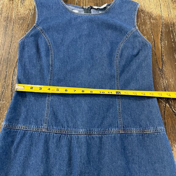 Vintage Just Class Denim Skort Dress Size Small - Picture 10 of 11